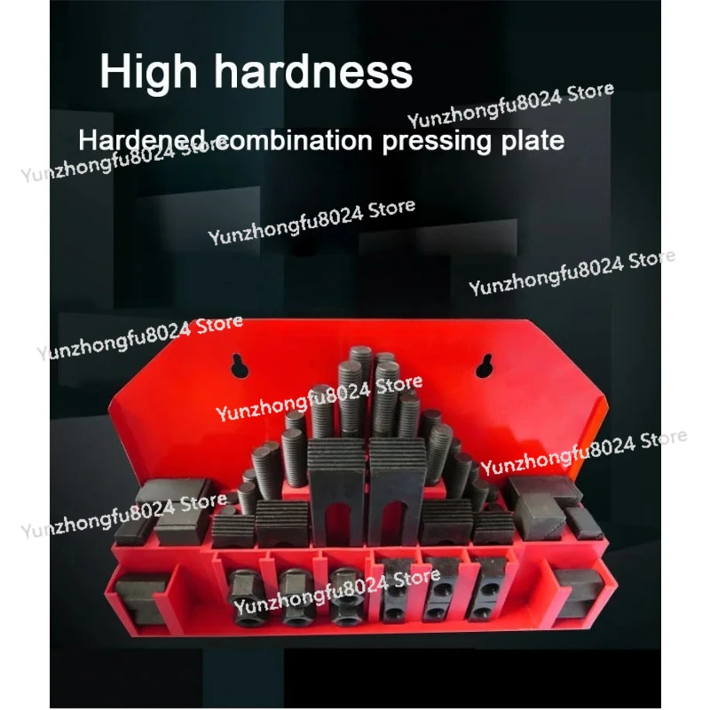M8 M10 M12 M14 M16 M20 M24 Tool Combination Platen Mold Parts 58PCS/Set Milling Machine Pressure Plate Universal Clamp Group Cod