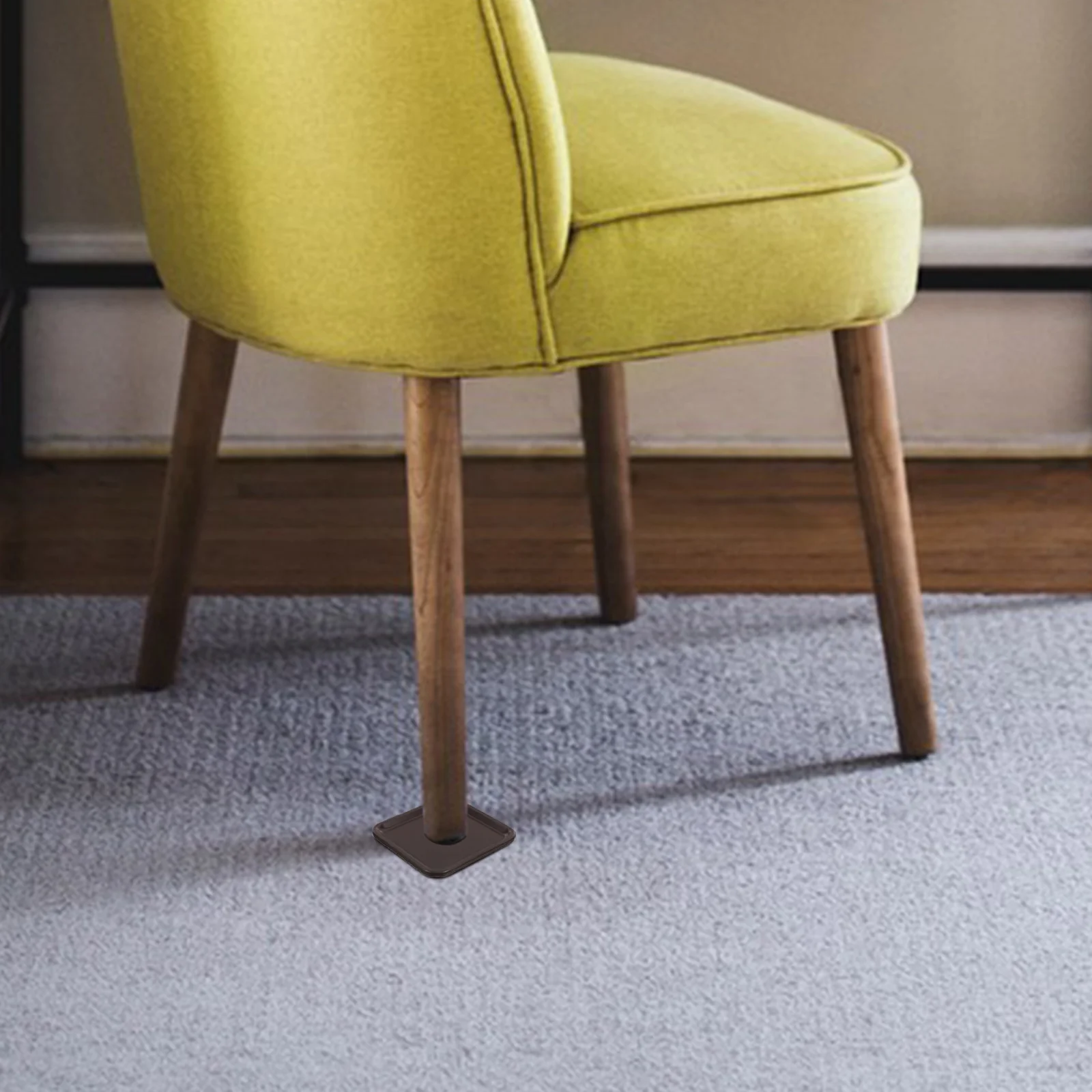 

8pcs Leg Protectors Square Felt Pads For Chair Table Sofa Hardwood Floor Carpet Sliders Coasters Furniture Moving Pads Furniture