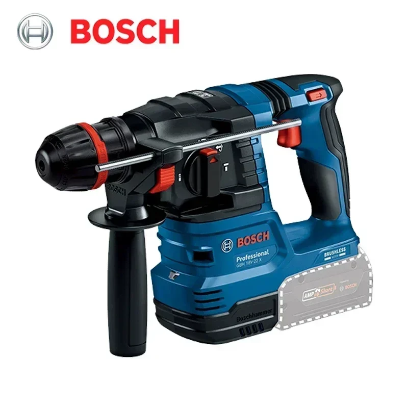 Bosch GBH 18V-22X Professional Rotary Hammer Steady Power for Daily Hard-wall Drilling & Light Chipping Jobs