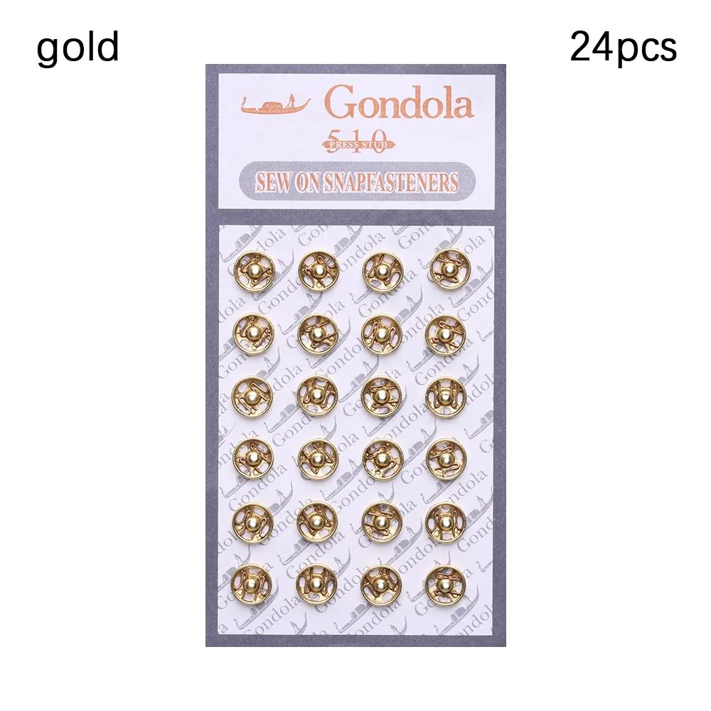 

10/24pcs Cute Girl Gift Craft Dollhoues Miniature Clothing Sewing Buckle Metal Buckles DIY Clothes Mini Buttons