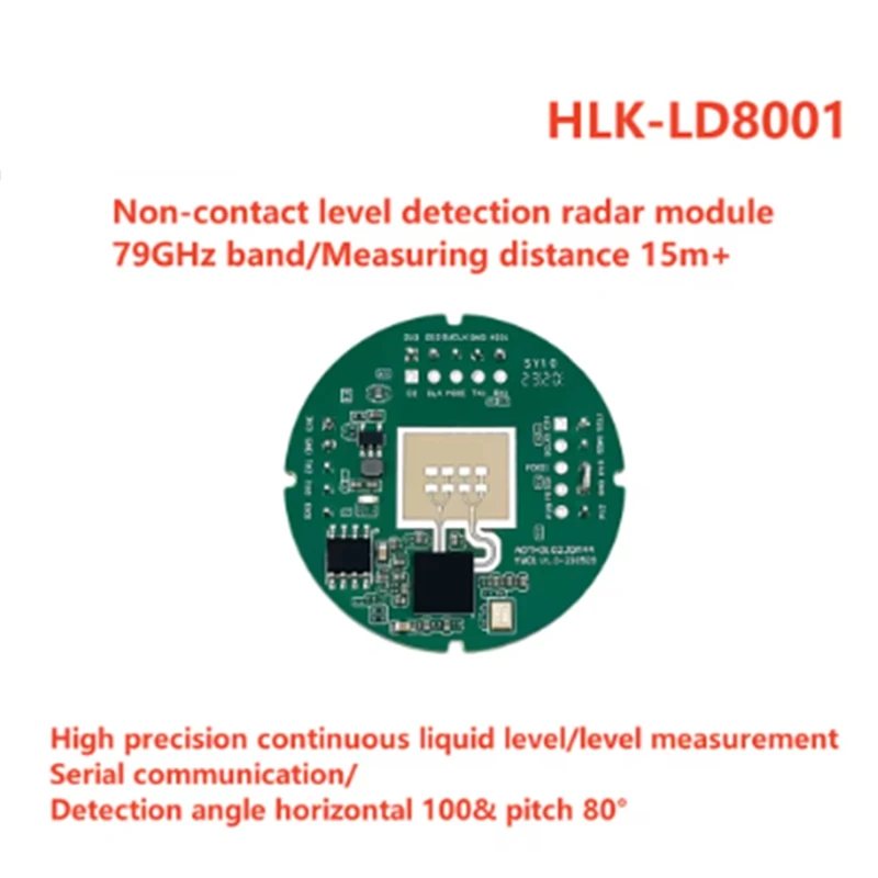 79G Millimeter Wave Level Detection Sensor HLK-LD8001 Radar Module Non-Contact High Precision Ranging