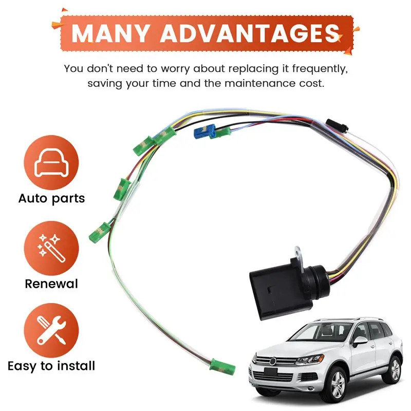 M11K-14Pin Transmission Valve Body Wiring Harness 09D927363E For Touareg Cayenne
