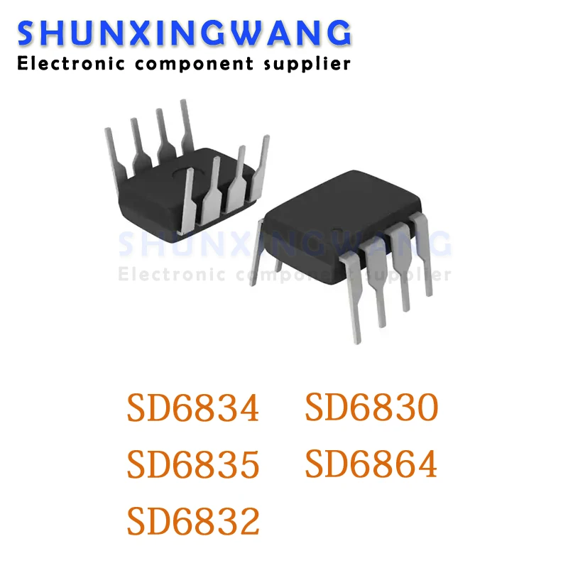 10pcs SD6834 DIP-8 SD6834 DIP SD6835 SD6832 SD6830 SD6864