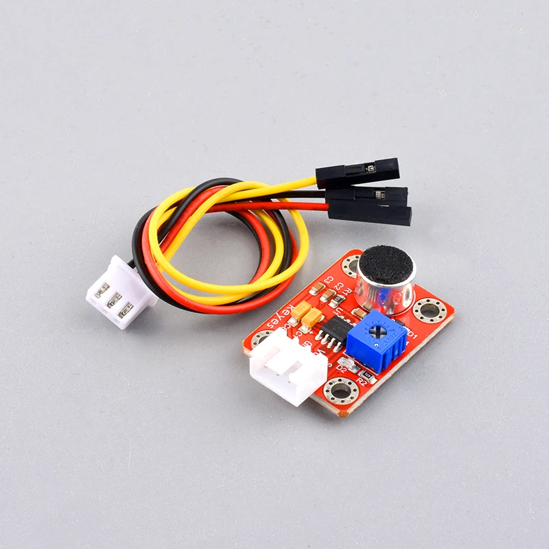 Electronic building block analog sensor, sound detection module including DuPont line