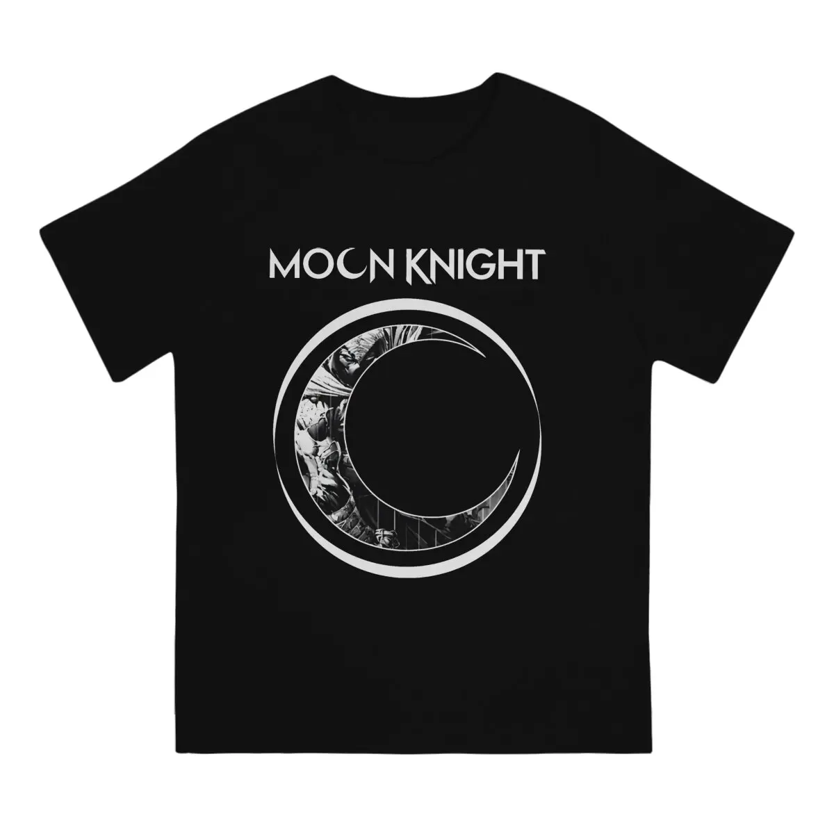 Marvel Comics Character Men T Shirt Moon Knight Humorous Tees Short Sleeve Crew Neck T-Shirt 100% Cotton Gift Idea Tops