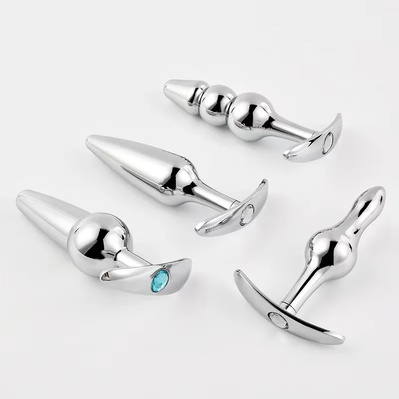 Metal Anal Toys For Women Adult Sex Products Men Butt Plug Stainles Steel Anal Plug Sex Toy Anal DildoToys 4 Style