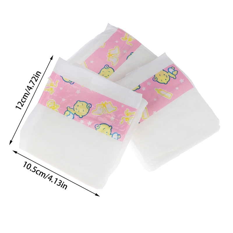 3Pcs Diaper Pants Wear For 43cm New for Baby Dolls 17 Inch Bebe Doll Accessories