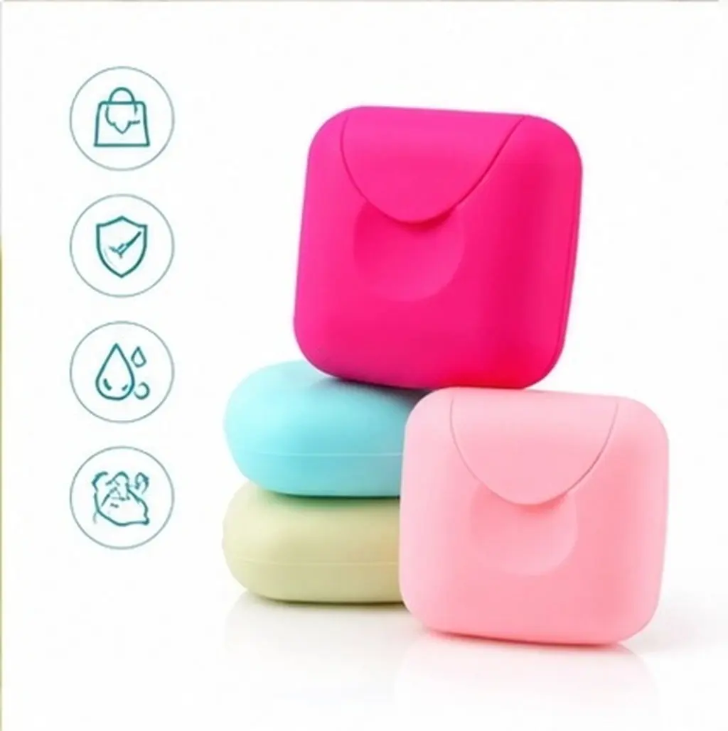 4 Pcs Kitchen Soap Holder Decorative Stand Mixed Color Dish Bathtub Practical Tray