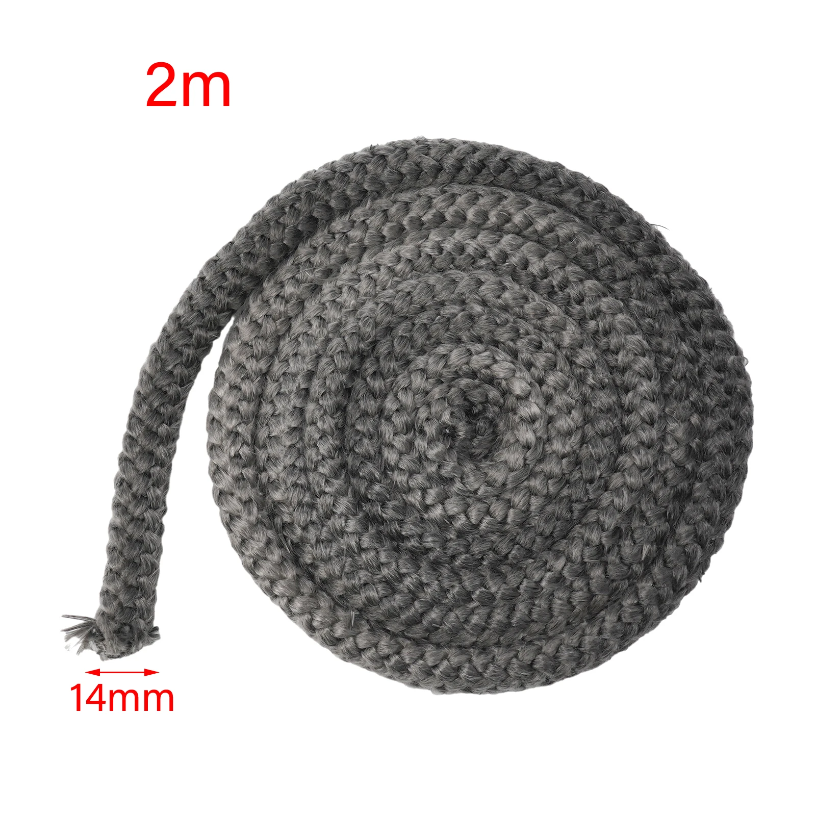Estufa de sellado de fuego, estufas de pellets de cuerda, herramienta de repuesto, estufa de leña, cuerdas de fibra de vidrio de 14/16mm, accesorio negro para oficina