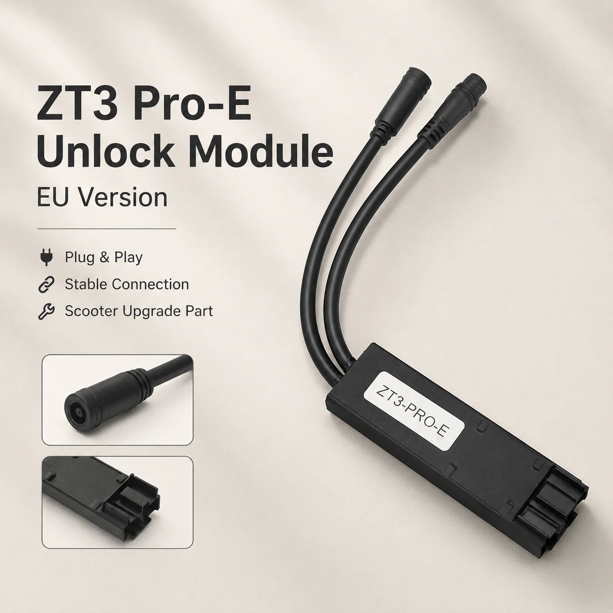 Speed Unlock Tuning Module for Ninebot ZT3 Pro-E EU Version & ZT3 Pro-D DE Version Electric Scooter Adjustment Cable Parts