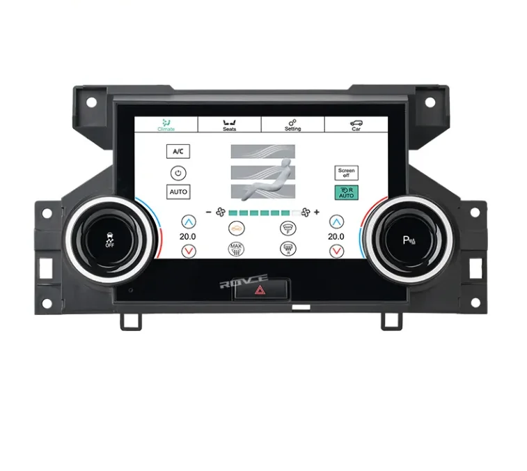 

ROVCE 7-дюймовая панель управления кондиционером для Discovery 4 LR4 2010: Новый обновленный цифровой экран климат-контроля, автомобильная электроника