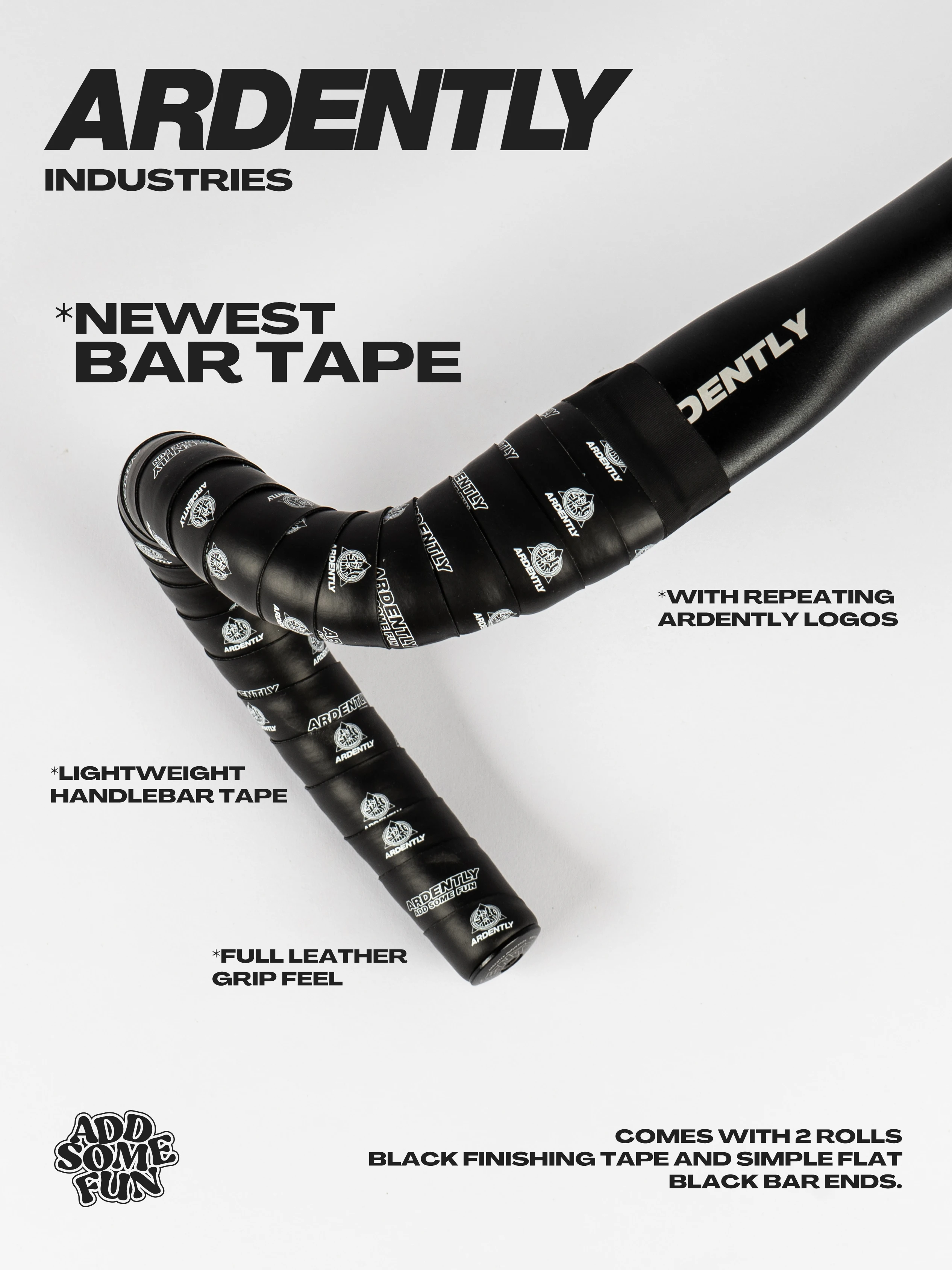 2024 ARDENTLY Bicycle Handlebar Tape Non-slip EVA Bike Handle Bar Strap Racing Bike Drop Bar Tape Fixedgear Cycling Accessories
