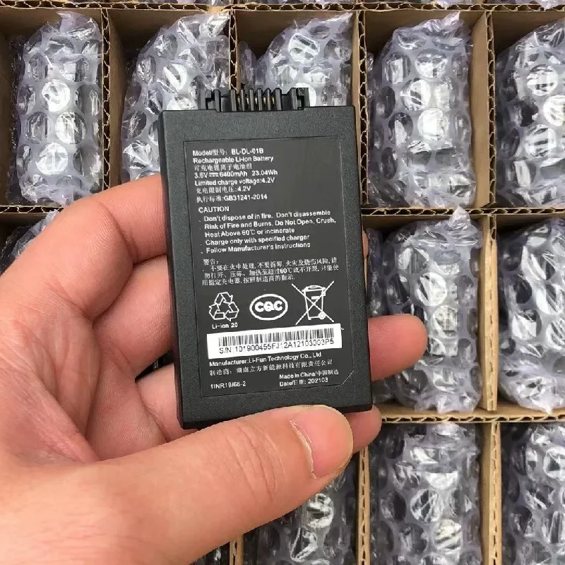 

100% оригинал, 6400 мАч, 4,2 В для EZVIZ BL-DL-01B DL20 DL20S DL20VS DL30S DL30VS, аккумулятор с блокировкой отпечатков пальцев