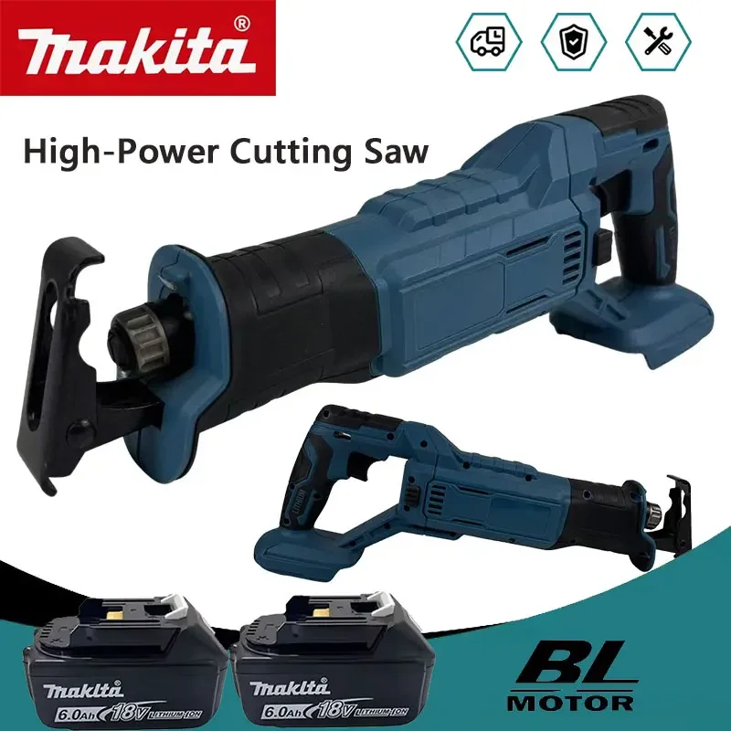 

Бесщеточная сабельная пила Makita, мощная ручная многофункциональная бытовая малогабаритная электропила (без аккумулятора)