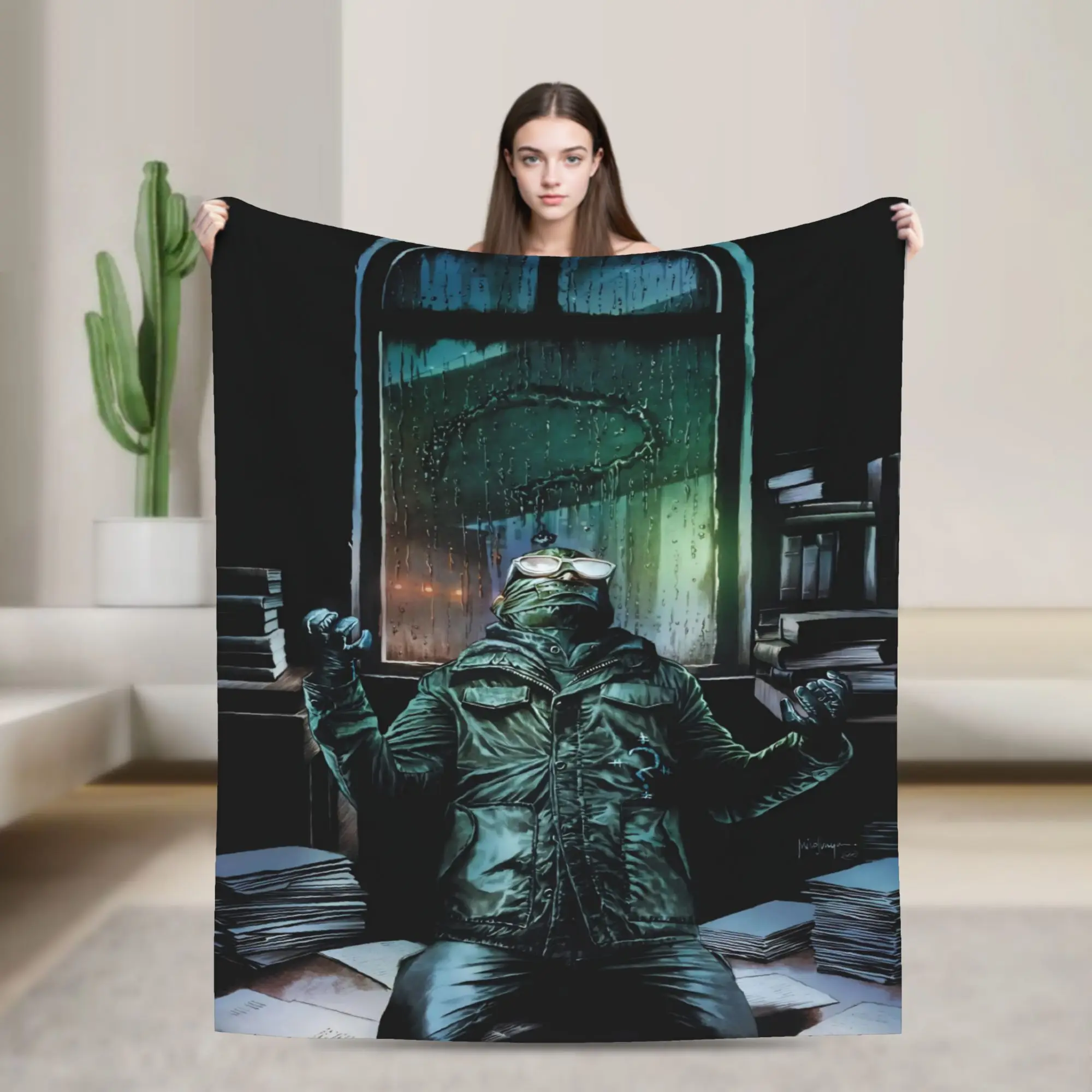 Paul Dano Riddler Wool Blanket Movie Awesome Throw Blanket for Home 125*100cm Bedspread