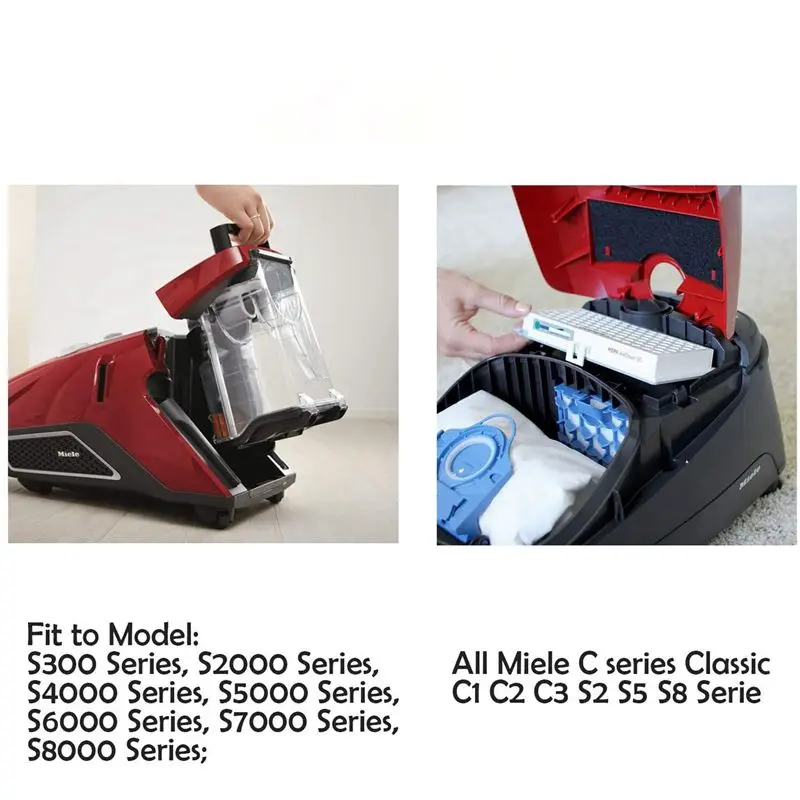 T33C 6713110 فلتر الهواء النظيف لفلتر المكنسة الكهربائية مع 3944711 عبوة فلتر الهواء النظيف مكونة من 8 قطع #3