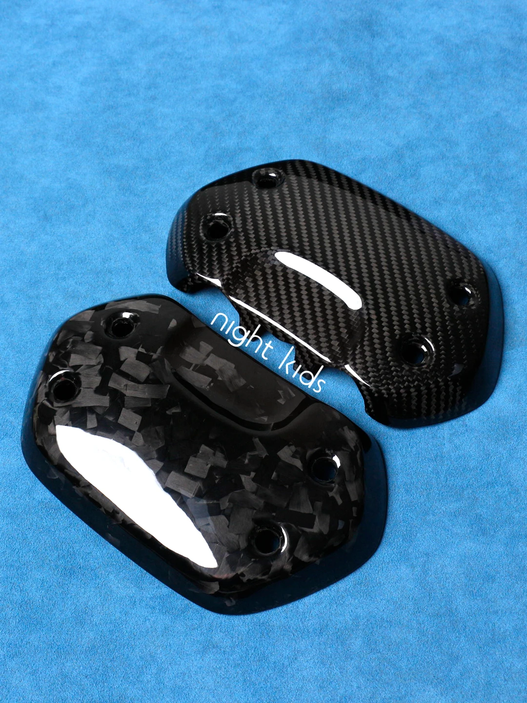 Night Kids is Suitable for the Triumph Rocket 3GT 221 Modified Carbon Fiber Fitting, Carbon Fiber Rear Seat Back Cover Case