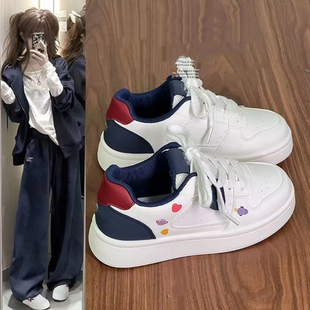 

Женская вулканизированная обувь. Модные и удобные новые модные студенческие повседневные туфли на толстой подошве с тонким ремешком.