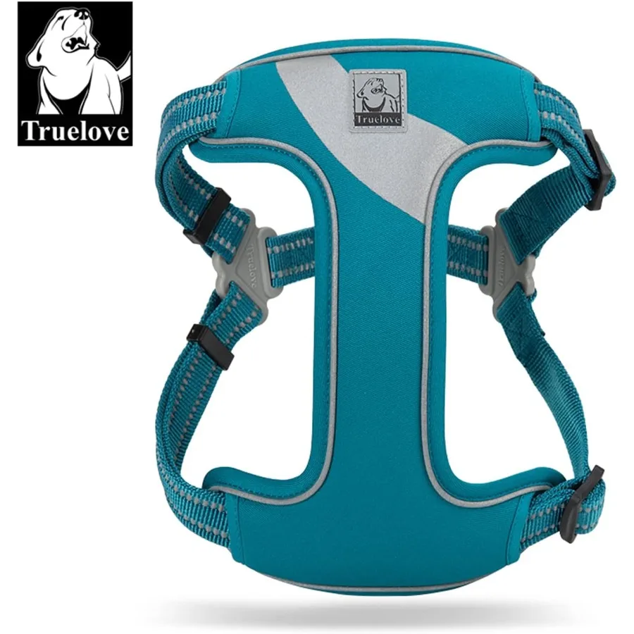 الكلب تسخير TLH5991 سترة أمان مضادة للسحب Stepin نمط تسخير لأكثر راحة وأقل الساحبة عاكسة الحيوانات الأليفة تسخير بواسطة Truelove