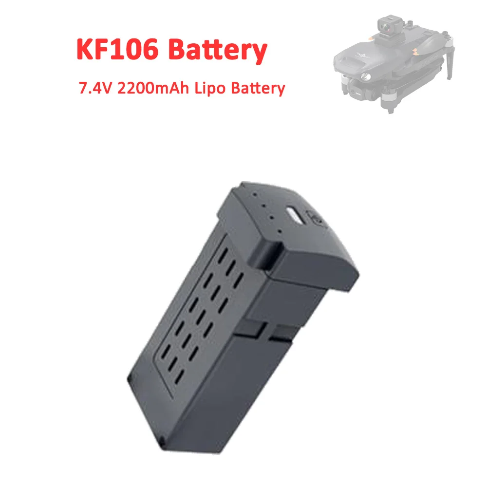 

KF106 GPS RC Drone Original Spare Parts 7.4V 2200mAh Battery Part for KF106 MAX Quadcopter Battery Accessory