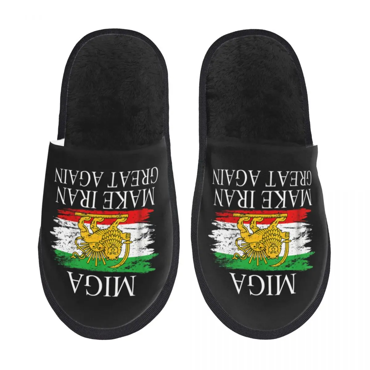 Pantuflas Personalizadas MIGA Make Iran Great Again para Spa, Pantuflas Iraníes para Mujer