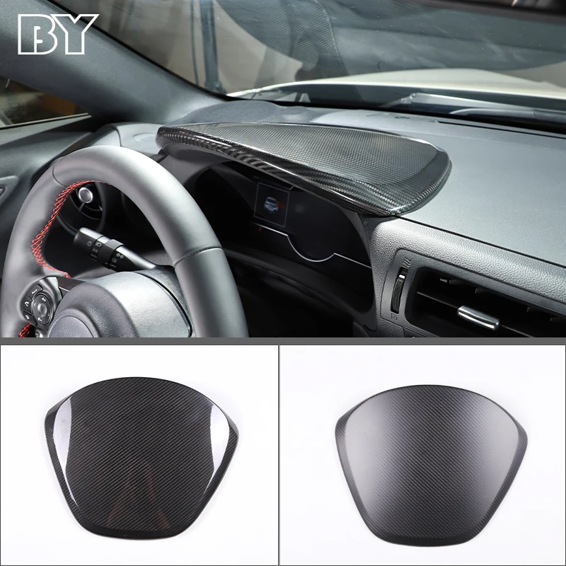 

Real Carbon Fiber Car Steering Wheel Cover Trim Dashboard Panel Cover For Toyota 86/Subaru BRZ 2022 Auto Interior Accessories