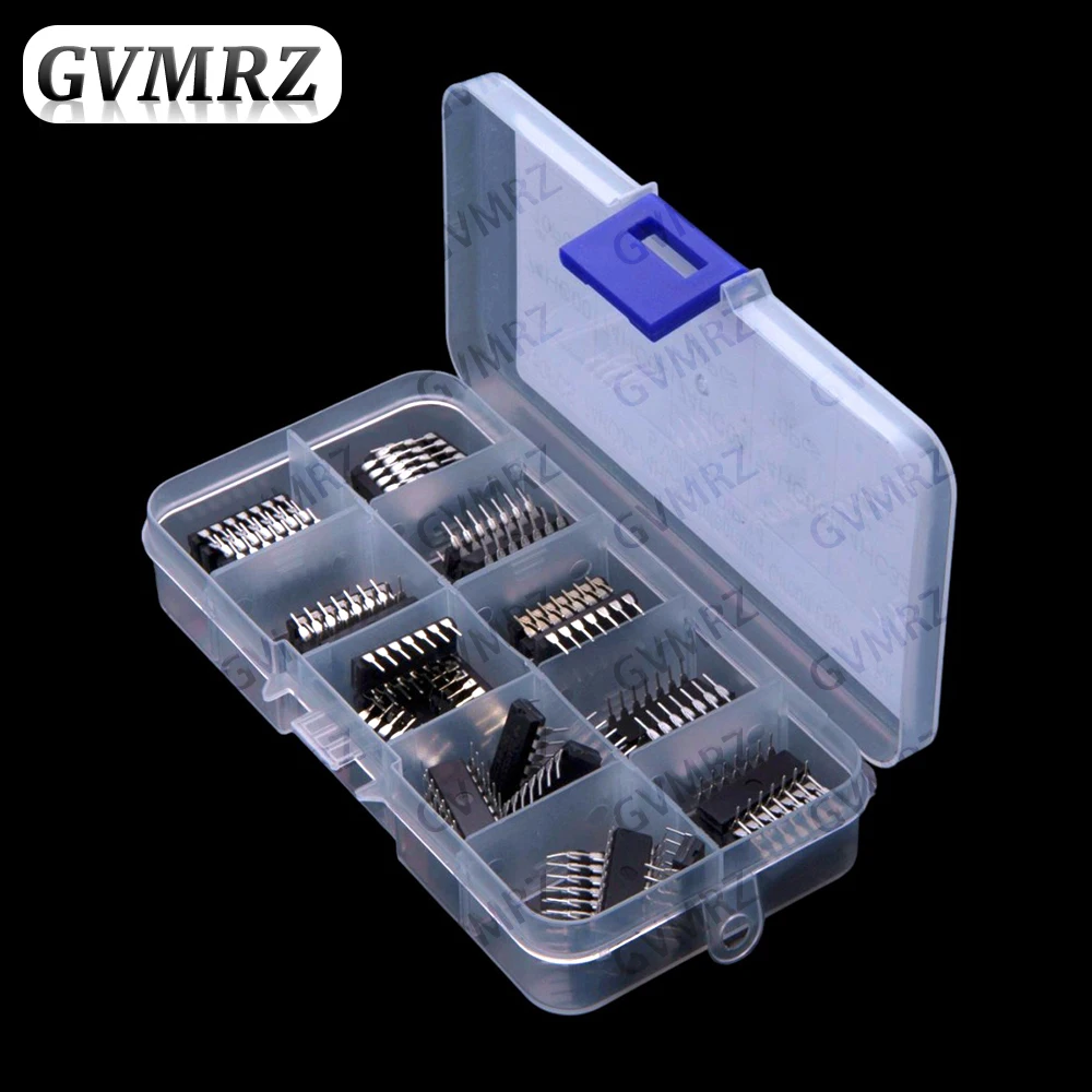 5Values 50PCS 74HC00 74HC02 74HC04 74HC08 74HC32 DIP-14 Integrated Circuit DIP IC Combination Kit 74HC08 74HC32