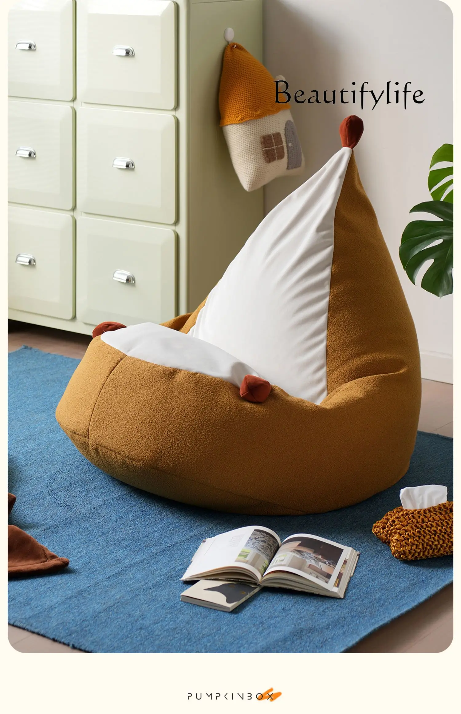 

Lazy sofa reclining and sleeping balcony creative single leisure back chair designer stylish and simple