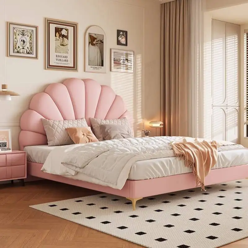 Simple Luxury Kids Beds Decoration Safety Cheap Design Modern Kids Beds Single Custom Wooden Lettino Per Bambini Furniture Home