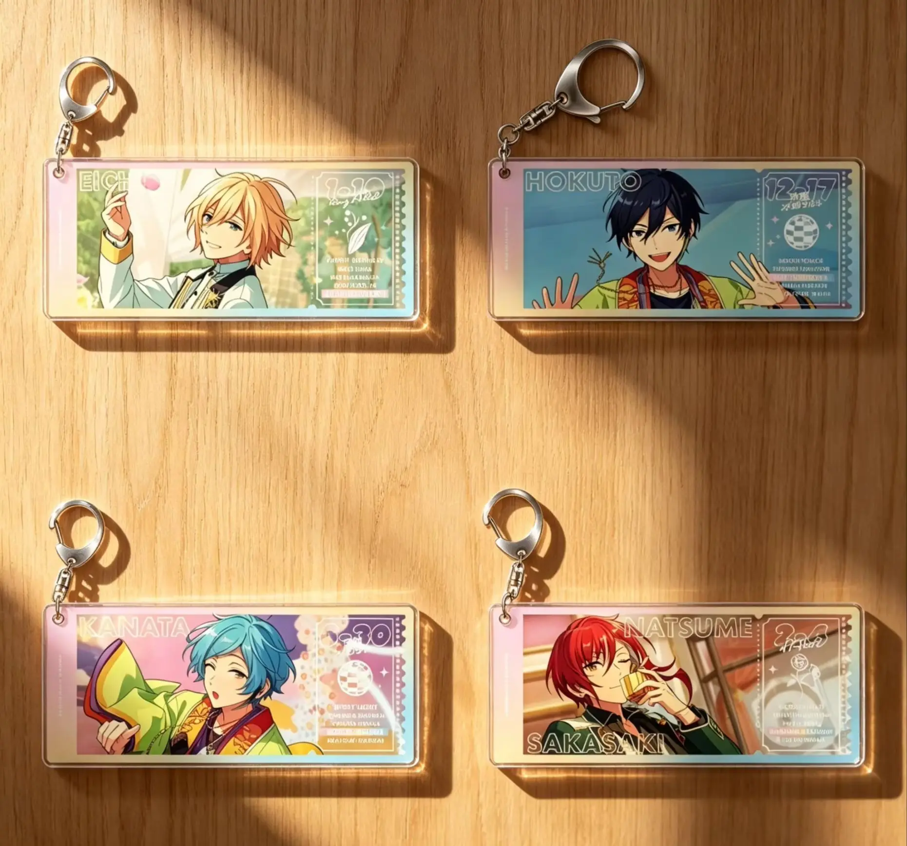 New 2026 Bag Acrylic KeyRing Anime Lovers Ensemble Stars! Lovely Products Sweet As A Gift For Fans Exquisite Product Keychain
