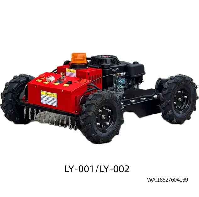 

Электрическая газонокосилка для сельского хозяйства, с дистанционным управлением, беспроводная, 4-тактная, промышленная и бытовая, гусеничная роторная косилка