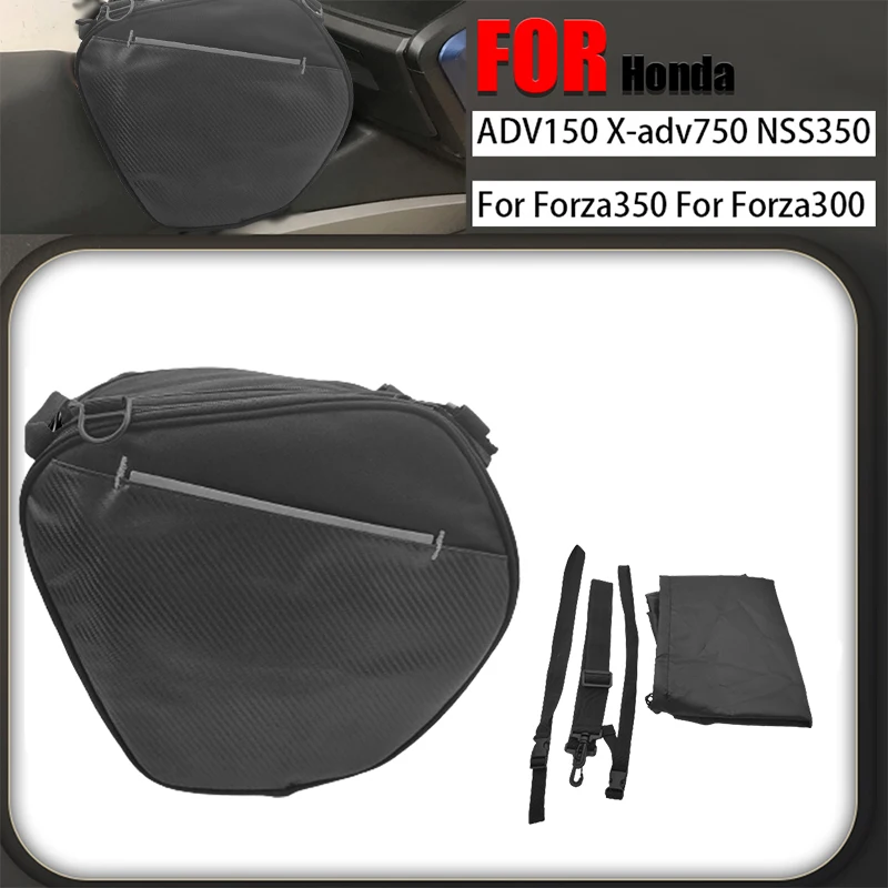 Motorcycle Scooter Tunnel Seat Bag FOR Honda ADV150X-adv750 NSS350  Forza350  Forza300 Motorbike Tank Saddle Bags