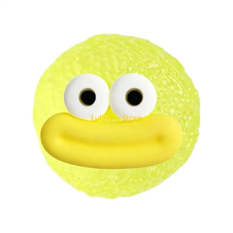 Y4QA Creative Big Eye Lip Handmade Maltose Ball Squeeze Relaxation Toy for All Ages