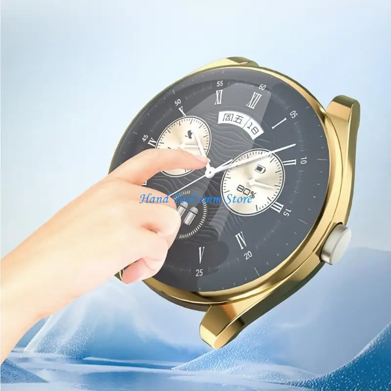 H37F Anti-Scratch กันกระแทกหน้าจอ Protector Sleeve Soft Case ฝาครอบป้องกันกันชน-Shell เหมาะสำหรับนาฬิกา Buds