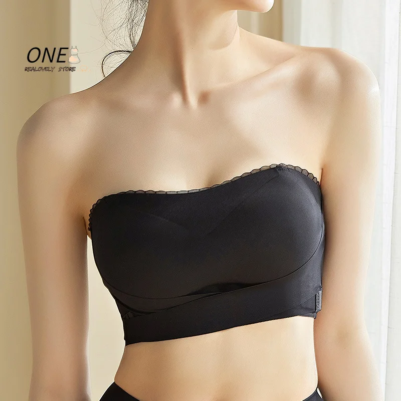 

Sexy Stealth Non-slip Design Strapless Style Bra Clothes Women Underwear Lingerie Seamless Female Bralette Top