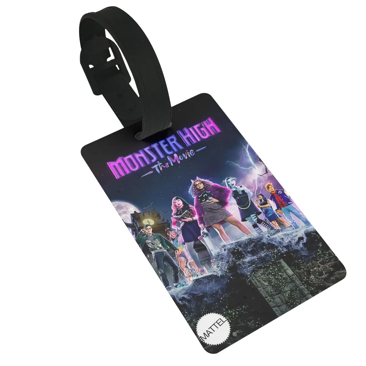 Monster High Doll Pretty Pink Pattern Luggage Tags Suitcase Accessories Travel Baggage Boarding Tag Label Holder ID Name Address