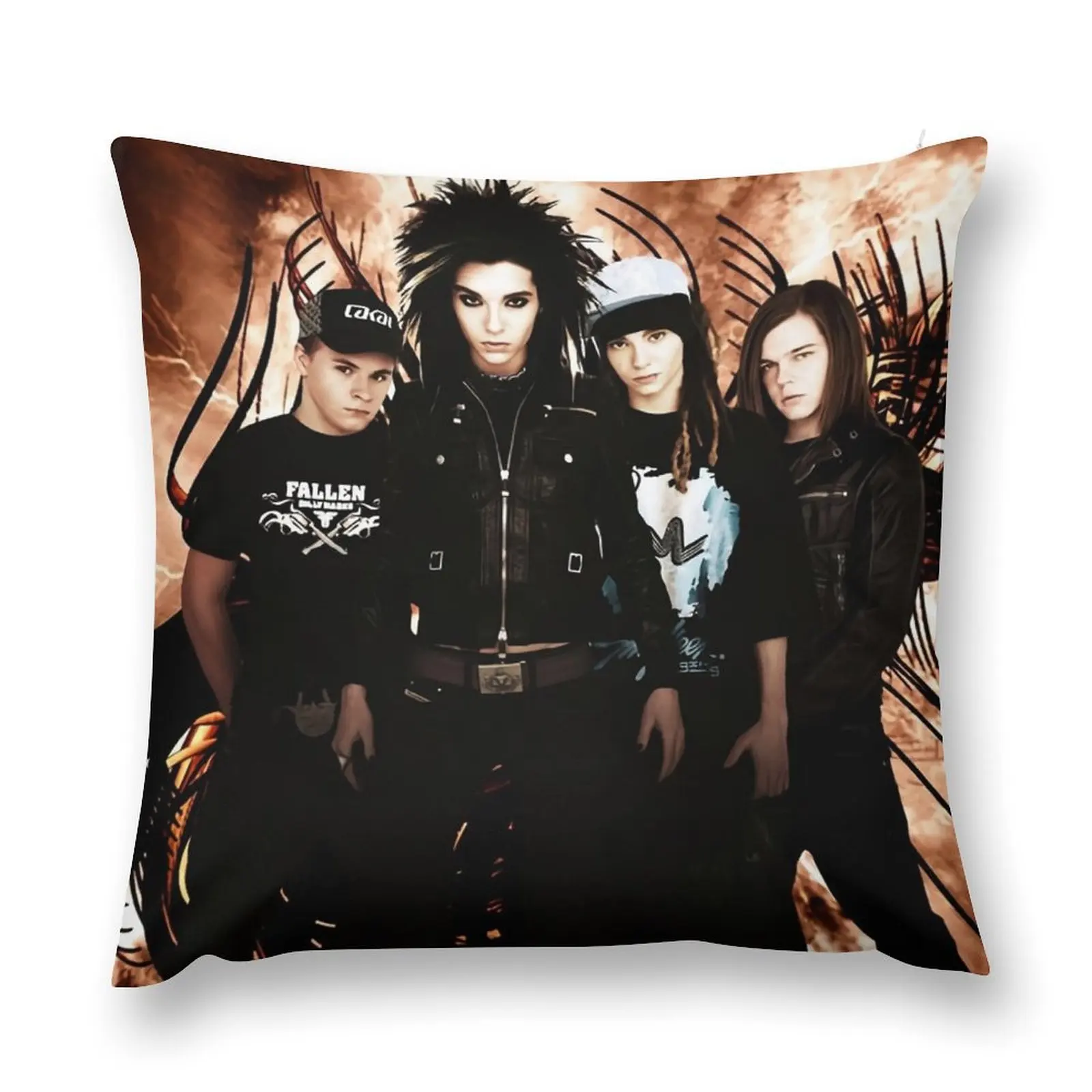 

The Tokio Hotel Fire Throw Pillow Decorative Cushions For Luxury Sofa pillowcases for sofa cushions Cushion Child pillow