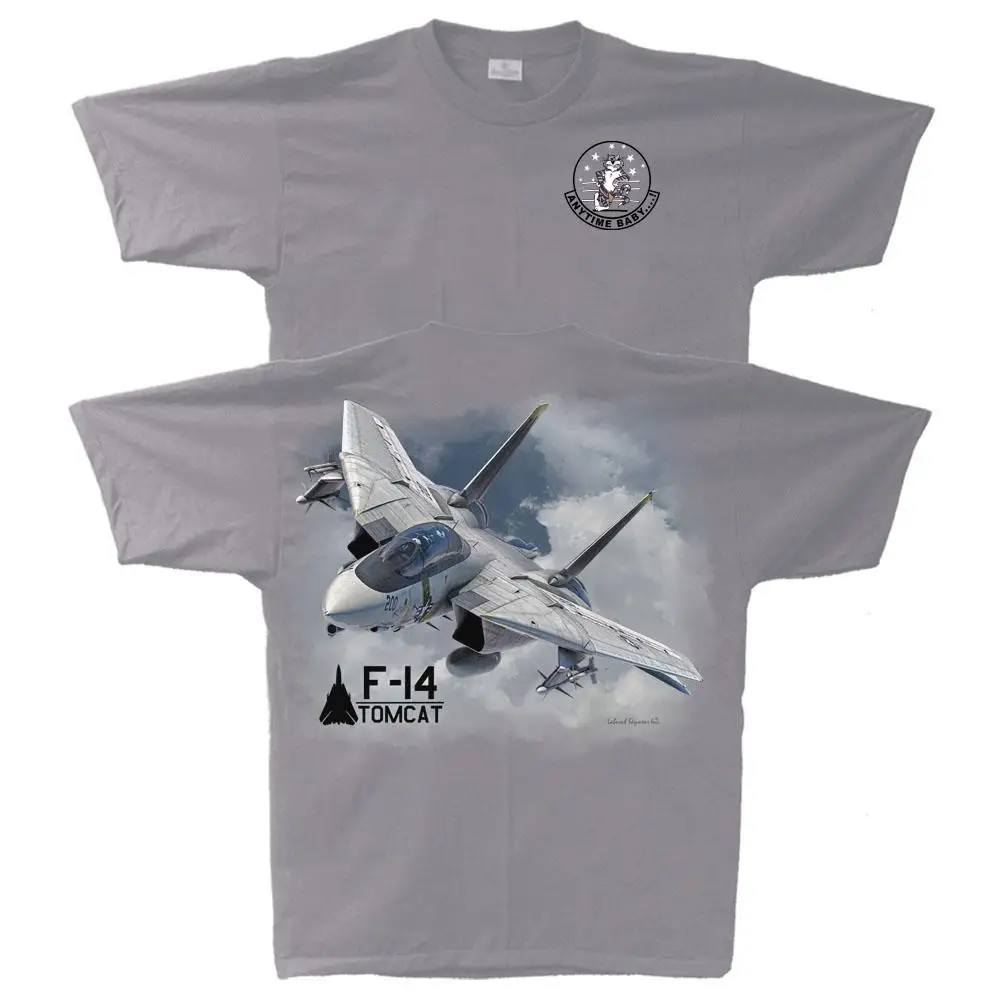 F-14 Tomcat Men T-shirt  Short Sleeve Casual 100% Cotton Mens T Shirts