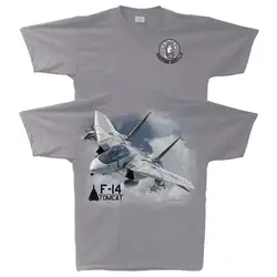 F-14 Tomcat Men T-shirt  Short Sleeve Casual 100% Cotton Mens T Shirts