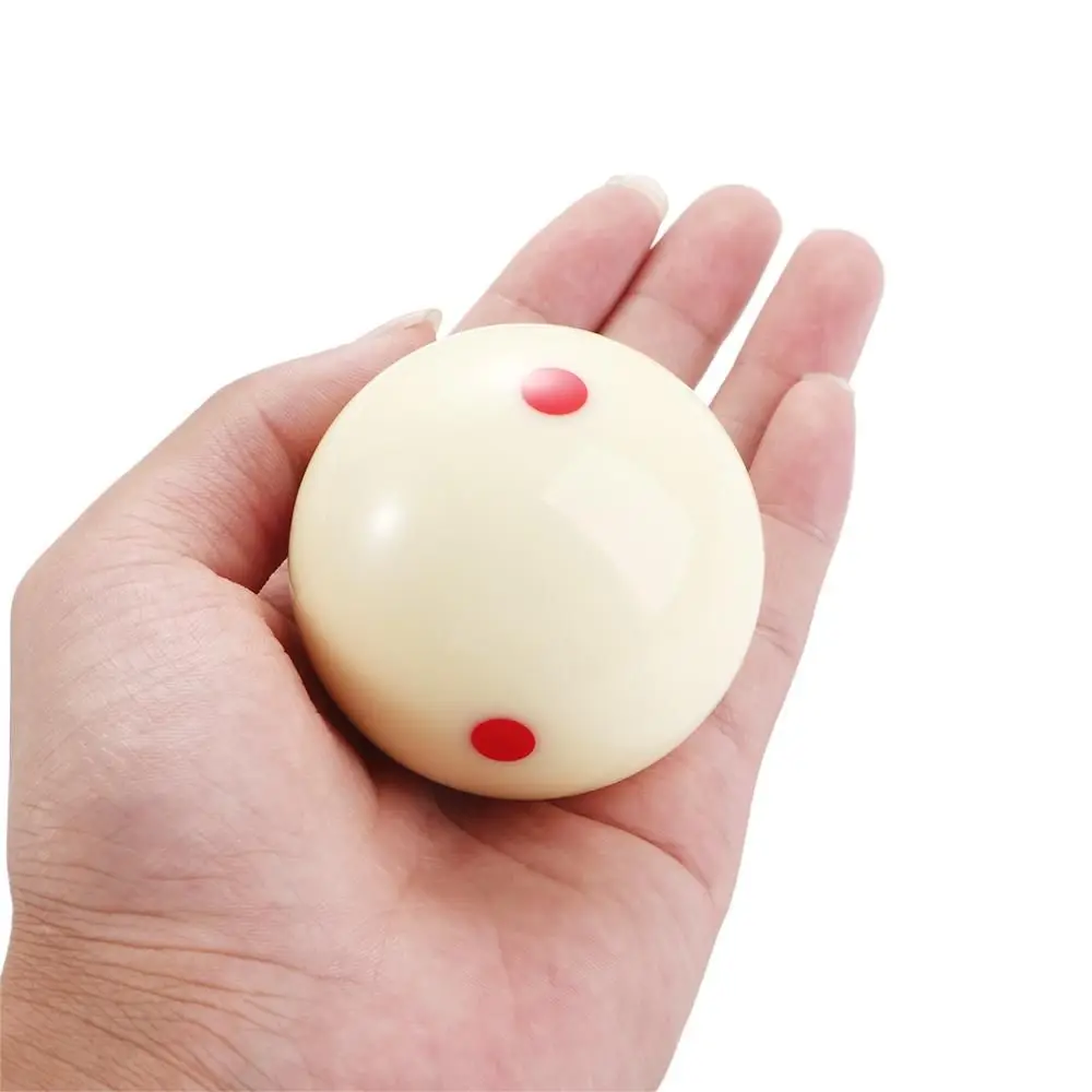 

Standard Pool Billiard Accessories 57.2mm 6 Dots 2 1/4" Red Cue Ball Billiard Ball Billiard Cue Ball Training Cue Ball