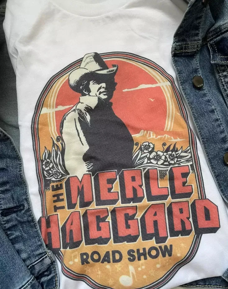 

Футболка унисекс The Merle Haggard, музыкальный гитарист, кантри, подарок, TMB3072