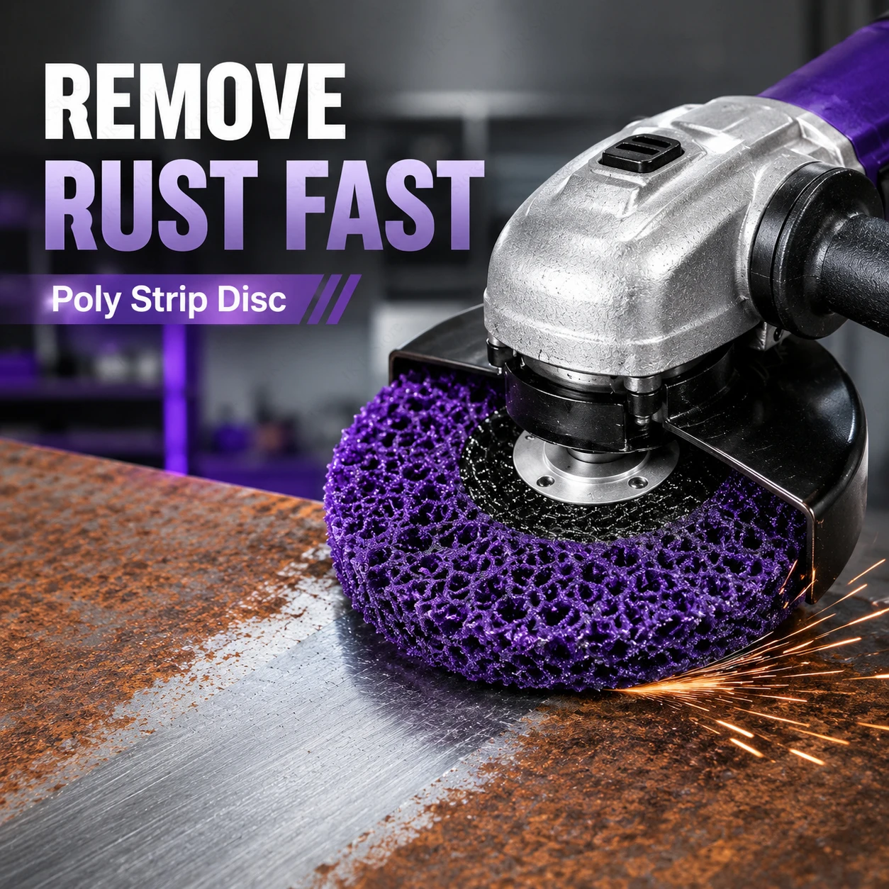 

Poly Strip Abrasive Wheel 100mm 115mm 125mm Angle Grinder Disc for Rust Removal Paint Cleaning Metal Surface Grinding