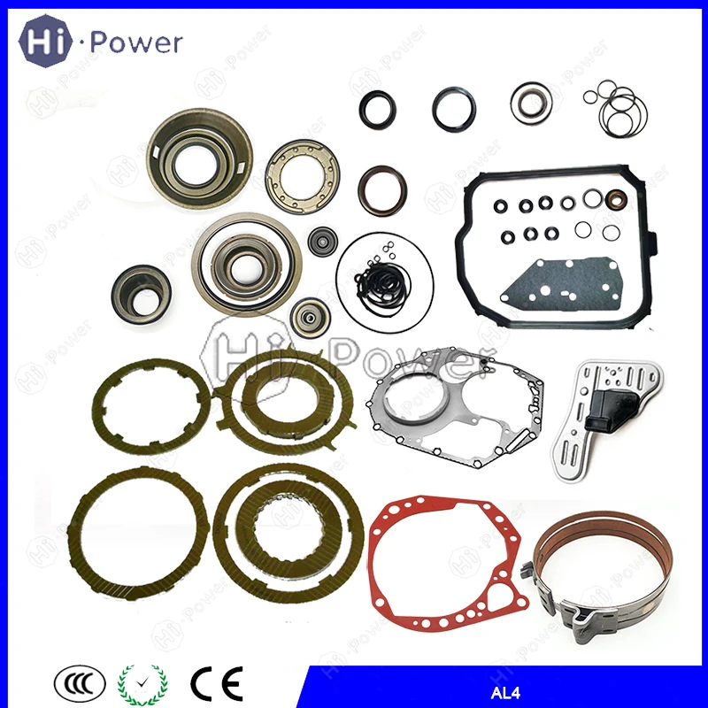 AL4 DPO Transmission Master Rebuild Kit Disc Friction Plates For Citroen Renault Peugeot Gearbox Oil Seal Overhaul Kit