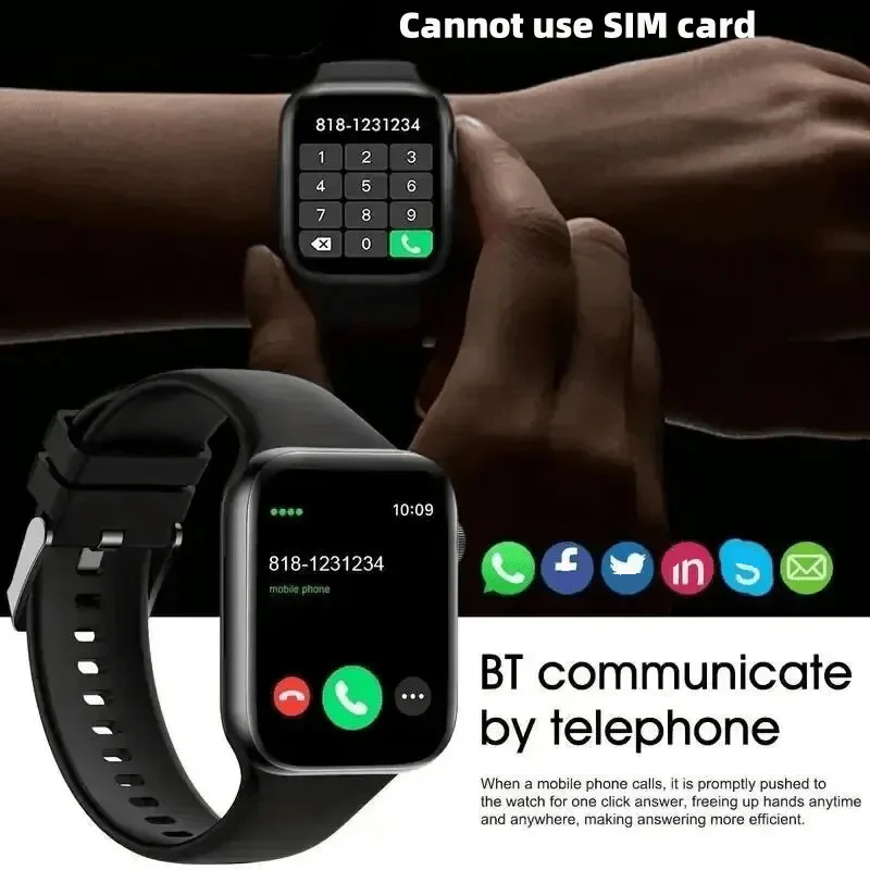 S8 ساعة ذكية ساعة ذكية X7 الرجال الاتصال الهاتفي ساعة ذكية المقتفي الصحة الرياضة المقتفي أندرويد IOS رجل إمرأة ساعة X8