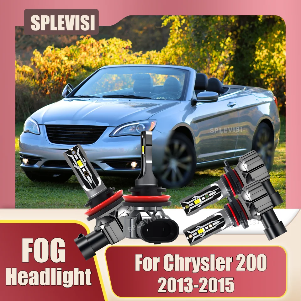 

With a cooling system LED Headlight Foglight Clear vision at night For Chrysler 200 2013 2014 2015/300 2011 2012 2013 2014 2015