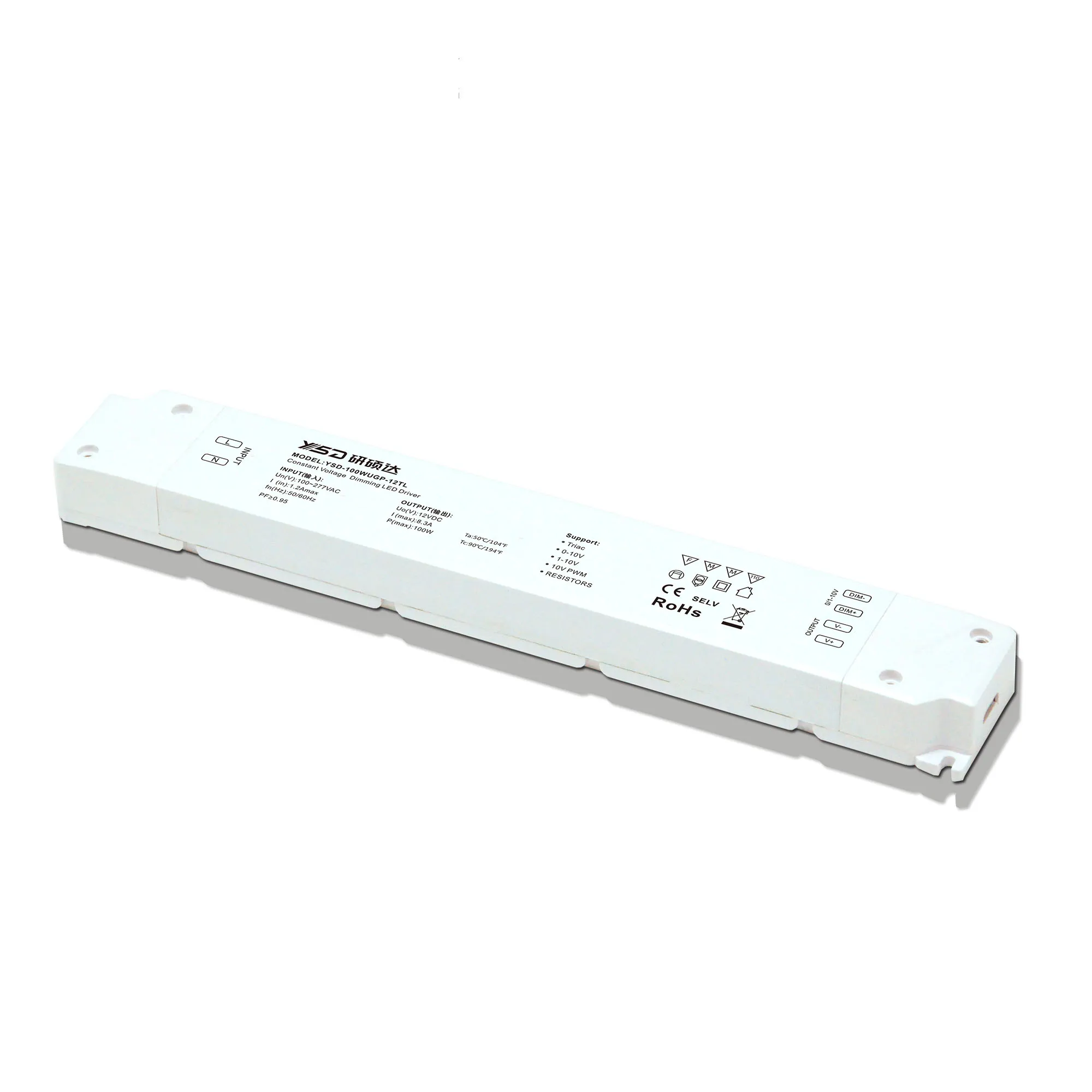 

Hot sell YSD Dimming Power Supply 200W 250W 300W IP20 12V24V Transformer Switching Dimmable LED Driver
