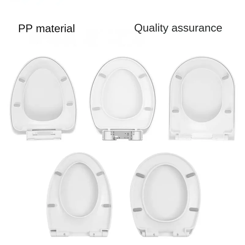 

Toilet Cover Universal PP Thickened Toilet Cover Slow Lowering U-shaped