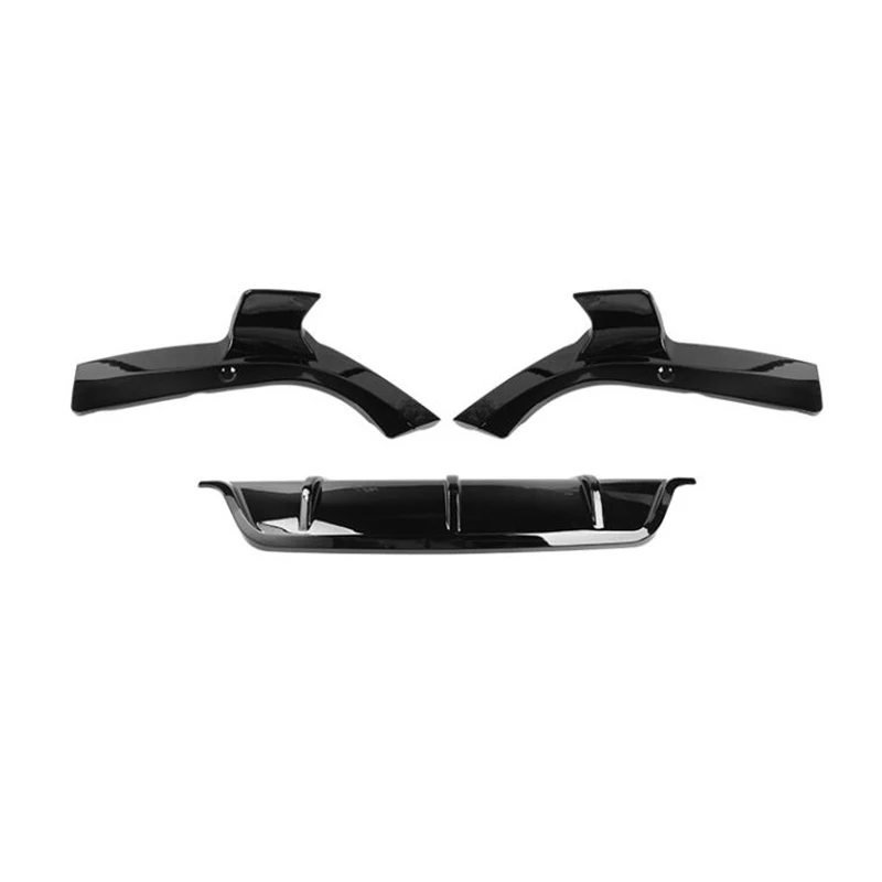 For 3PCS ABS Rear Bumper Splitter Diffuser Lip NEW BMW X6 G06 Anti-Collision Body Kit Accessories Decorative 2019-2023 Year