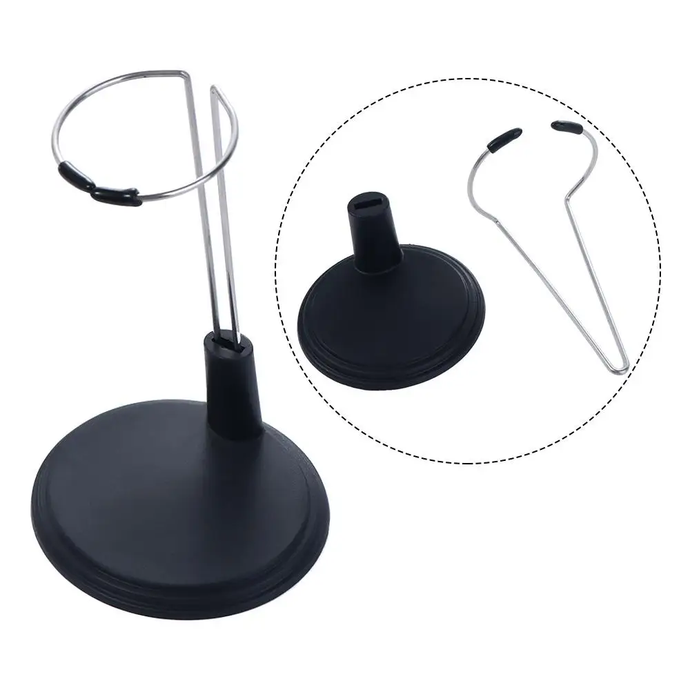 Wit/zwart verstelbaar model speelgoedondersteuning voor beerpop ​   Marionet Support Doll Pols Stand Doll Stands Holder Doll Display Holder