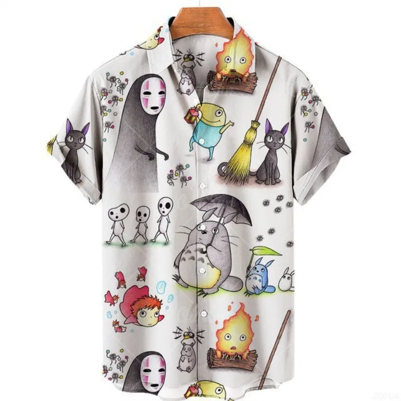 AliExpress Wish Amazon Cross Border 3D Digital Printing Anime Character Pattern Shirt